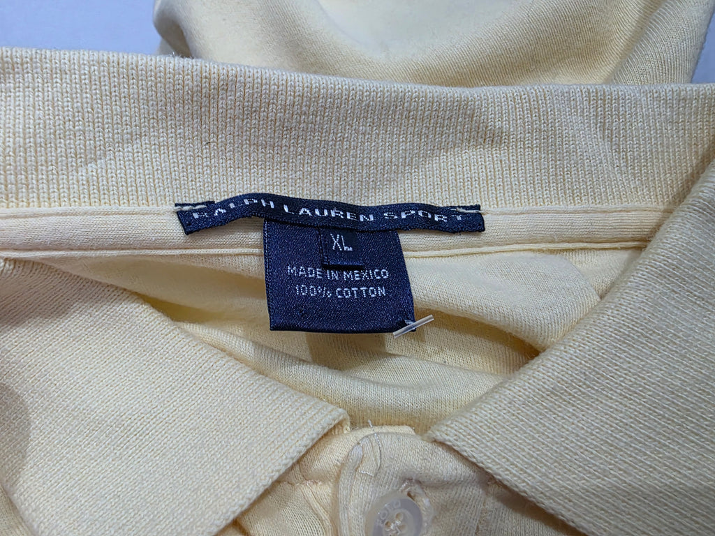 Playera Ralph Lauren Sport Mujer Talla Extra Grande Amarillo