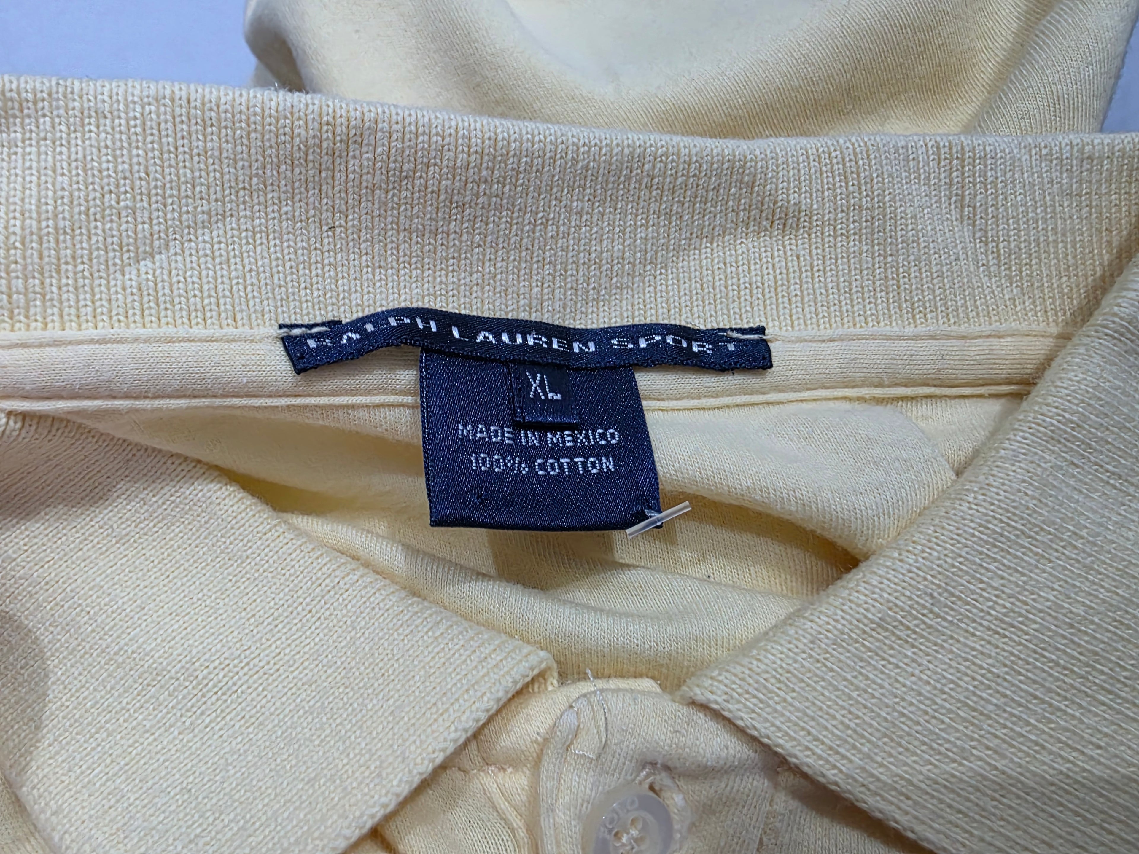 Playera Ralph Lauren Sport Mujer Talla Extra Grande Amarillo