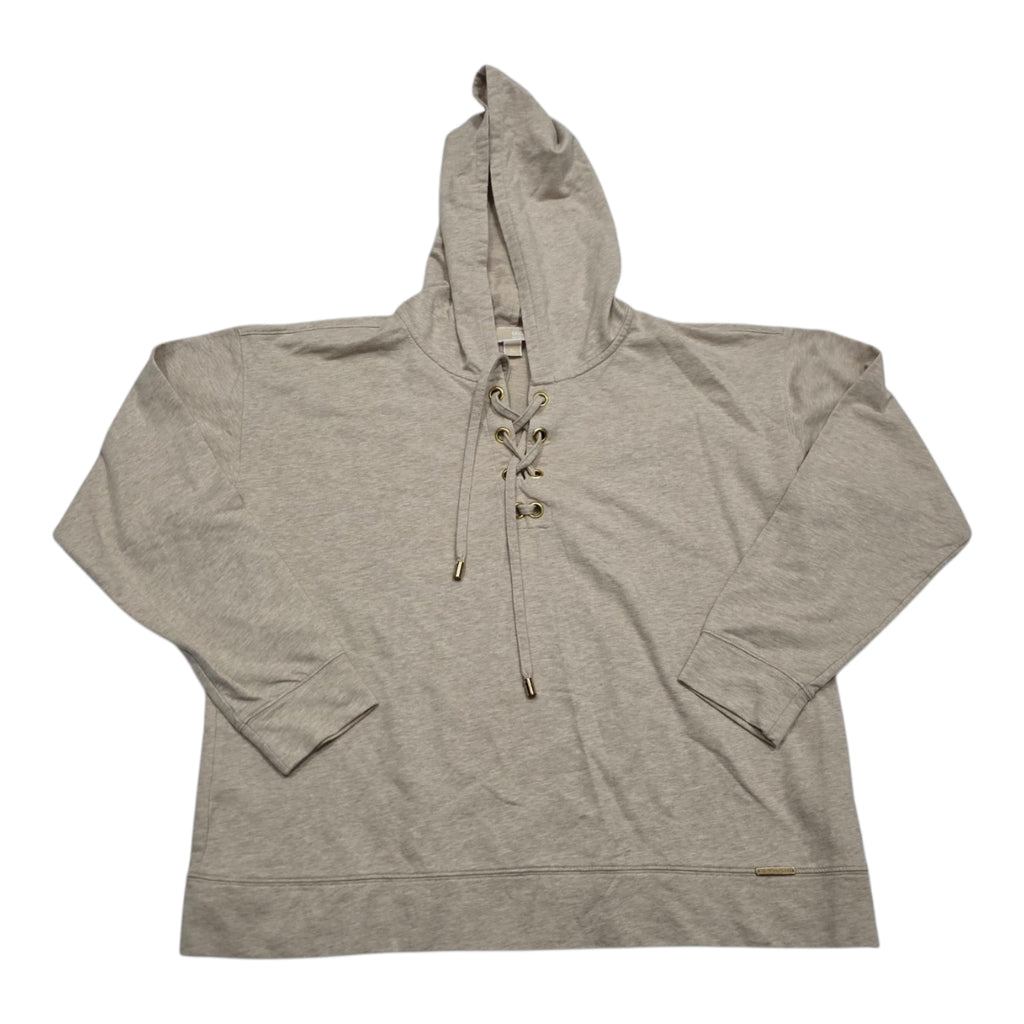 Sudadera Gorro Michael Kors Mujer Extra Grande Color Cafe
