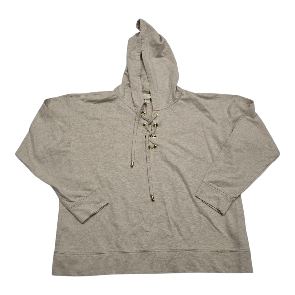 Sudadera Gorro Michael Kors Mujer Extra Grande Color Cafe
