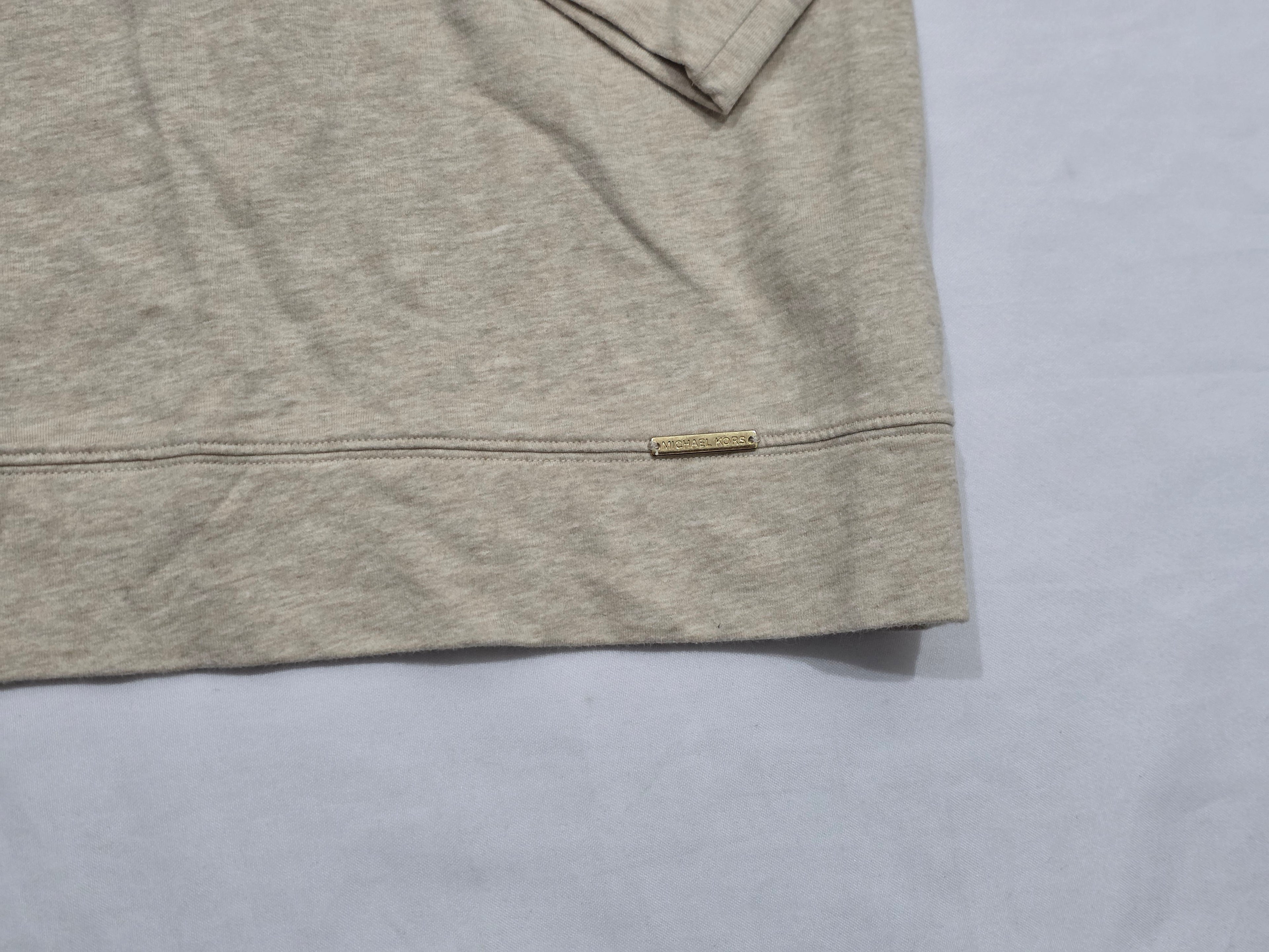 Sudadera Gorro Michael Kors Mujer Extra Grande Color Cafe