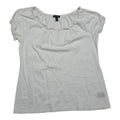 Blusa Ralph Lauren De Mujer Campesina Blanca Extra Grande