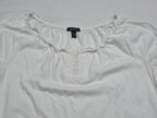 Blusa Ralph Lauren De Mujer Campesina Blanca Extra Grande