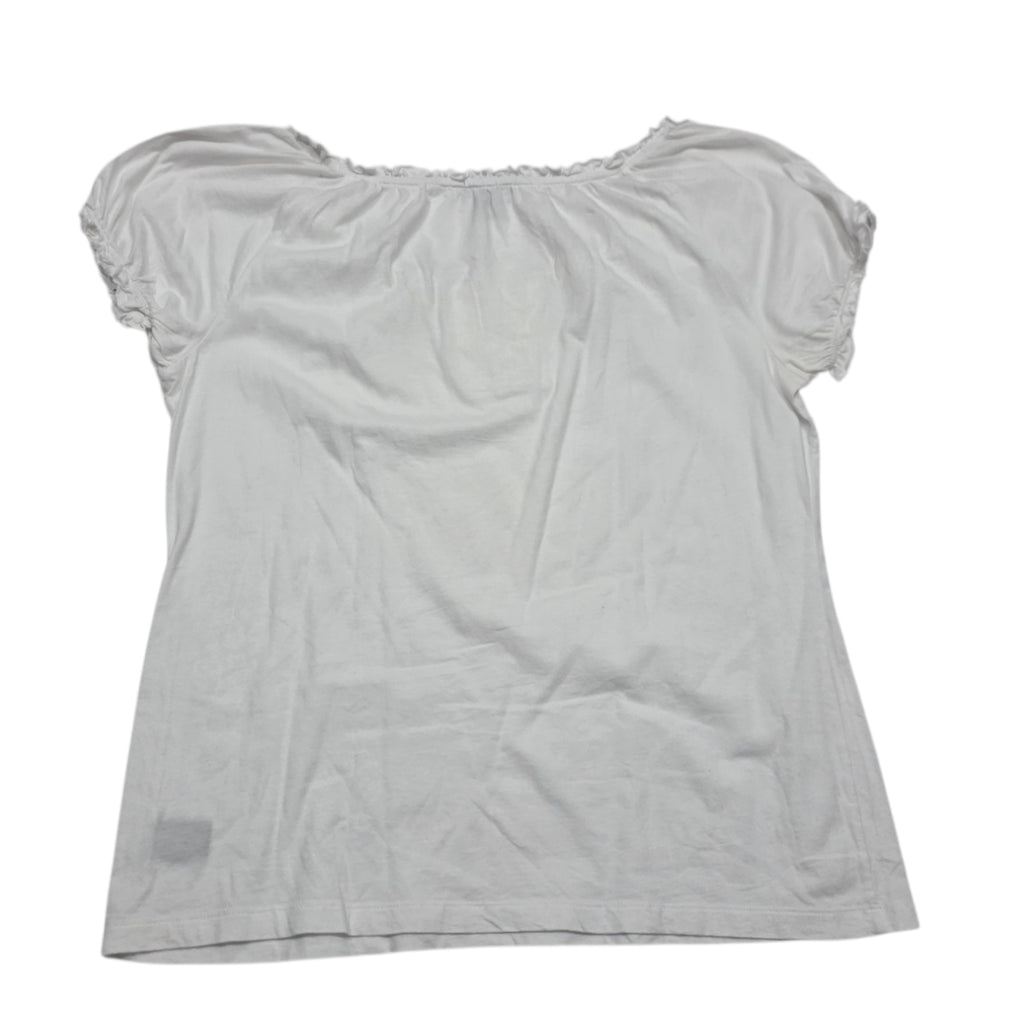 Blusa Ralph Lauren De Mujer Campesina Blanca Extra Grande