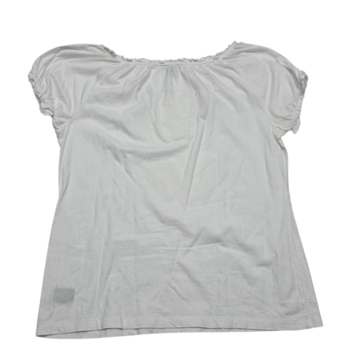 Blusa Ralph Lauren De Mujer Campesina Blanca Extra Grande
