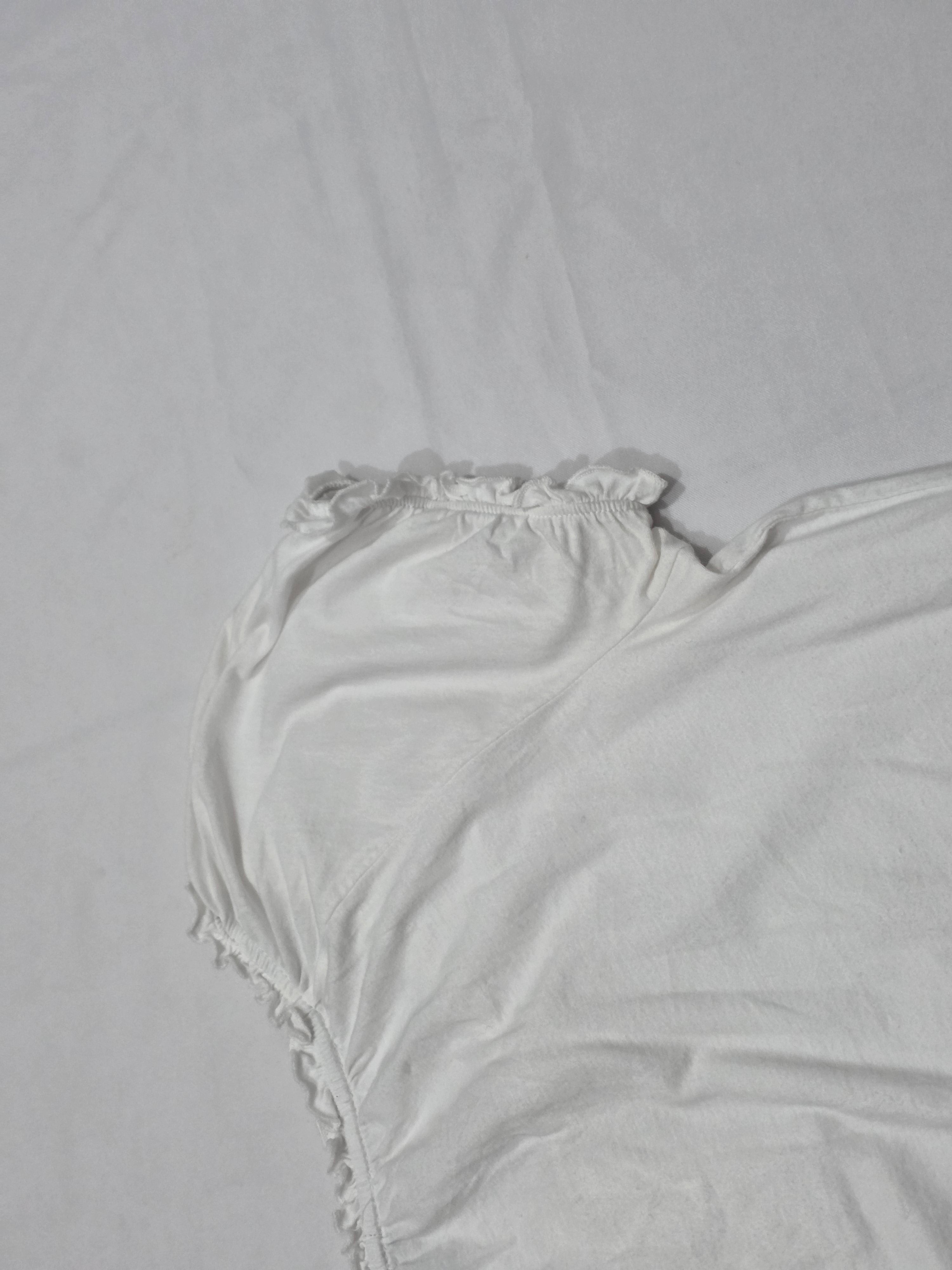 Blusa Ralph Lauren De Mujer Campesina Blanca Extra Grande