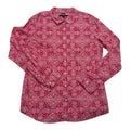 Camisa Tommy Hilfiger Mujer Extra Grande Color Rosa Figuras