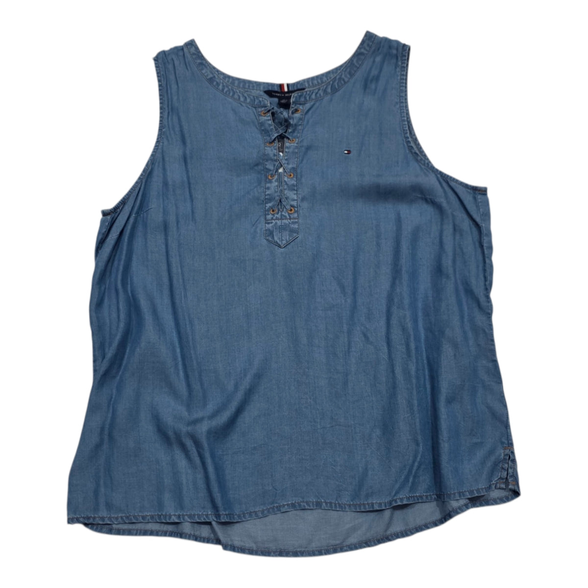 Blusa Tommy Hilfiger De Mujer Talla Extra Grande Azul Acero