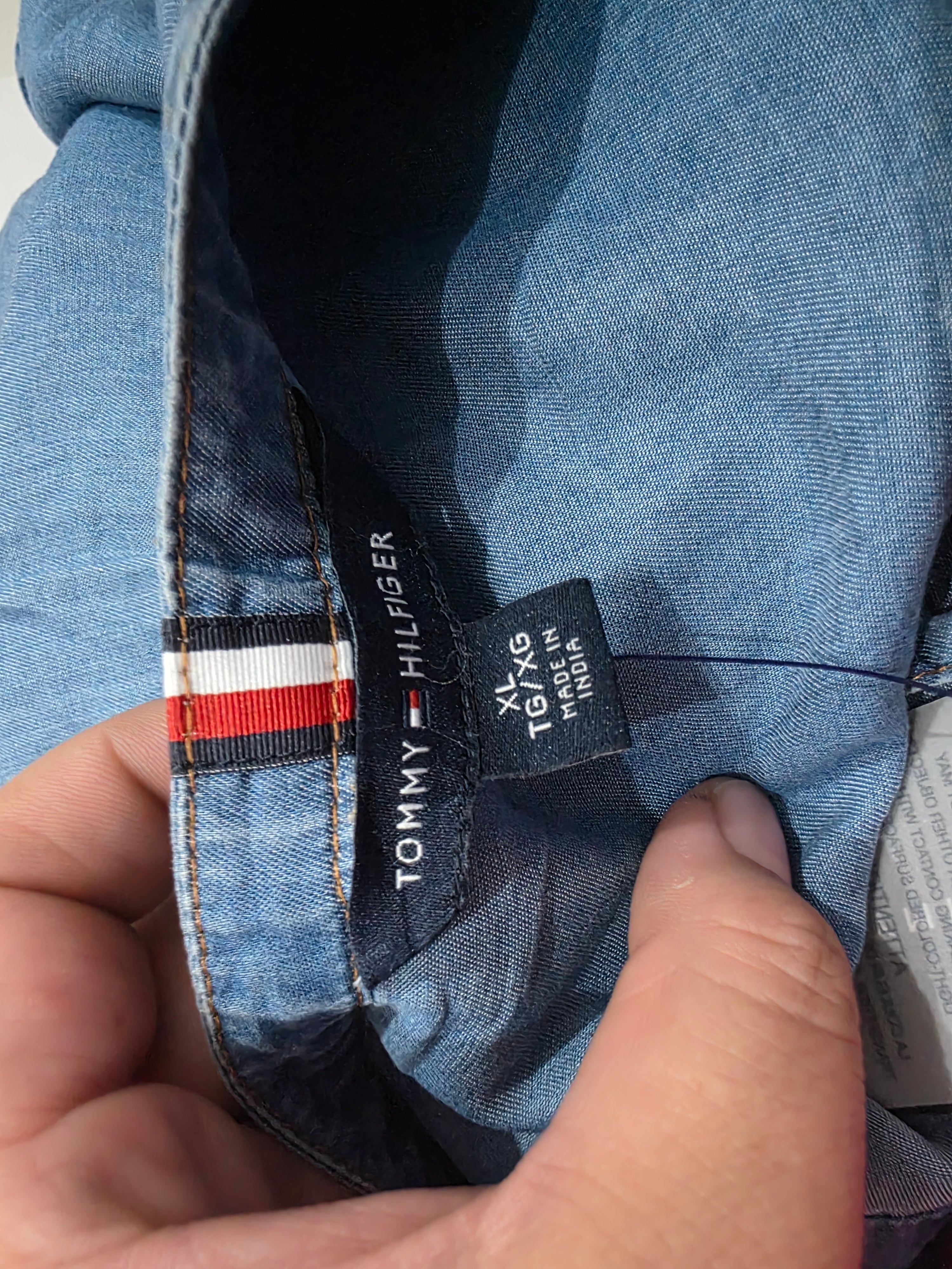 Blusa Tommy Hilfiger De Mujer Talla Extra Grande Azul Acero