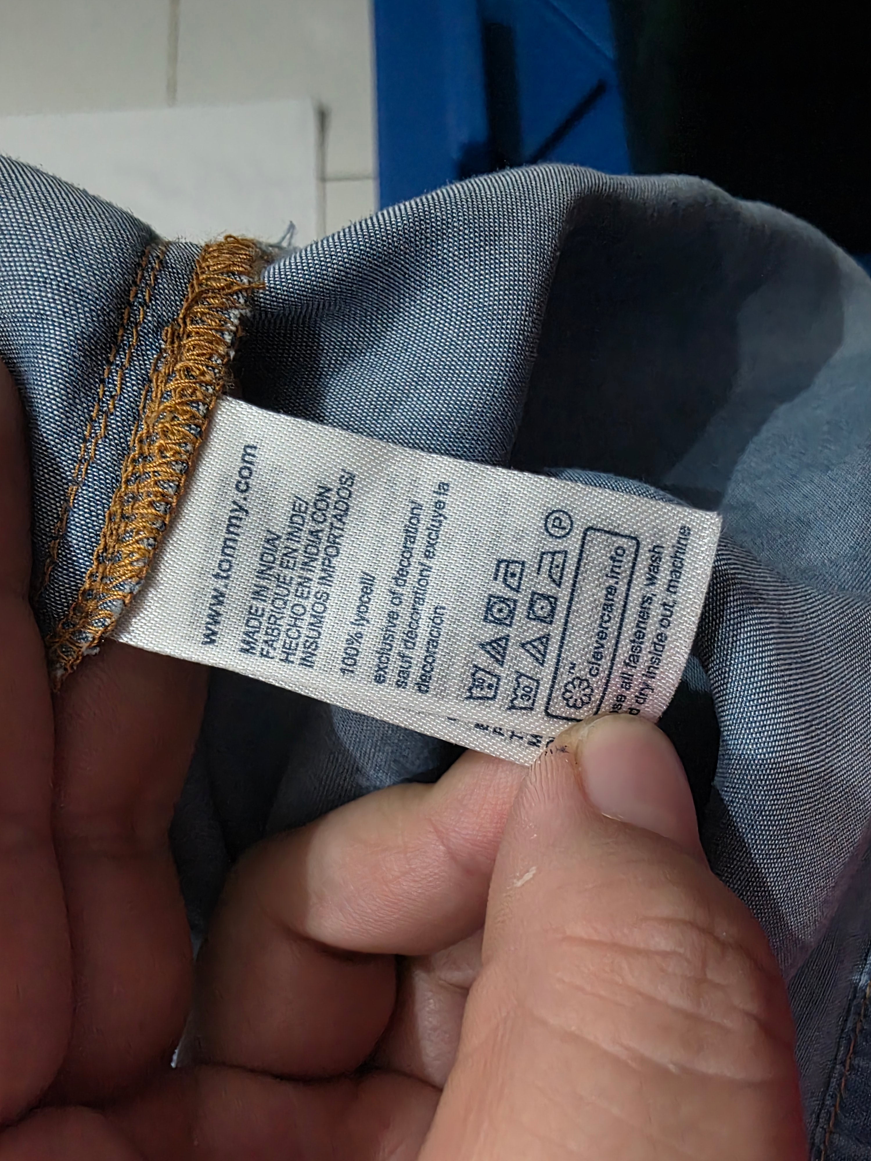 Blusa Tommy Hilfiger De Mujer Talla Extra Grande Azul Acero