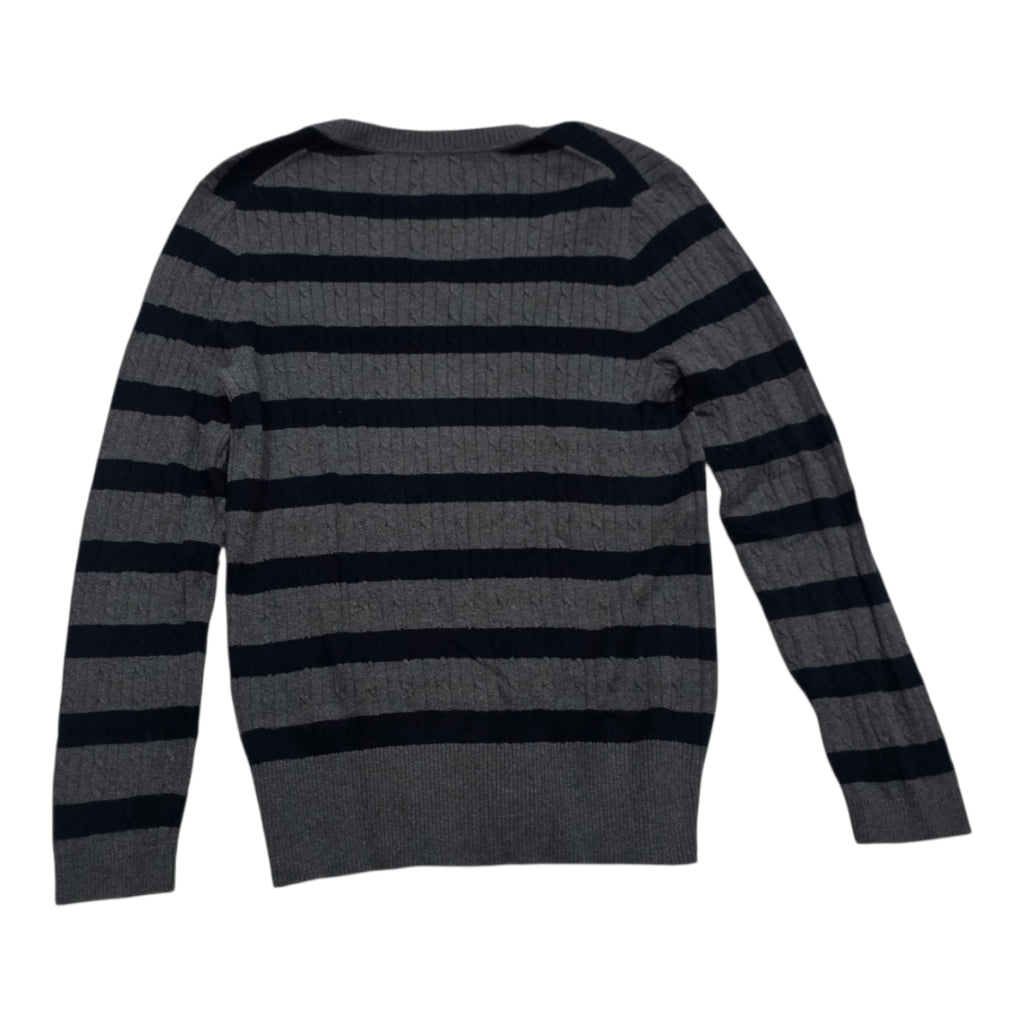 Sueter Tommy Hilfiger De Mujer Extra Grande Gris/negro