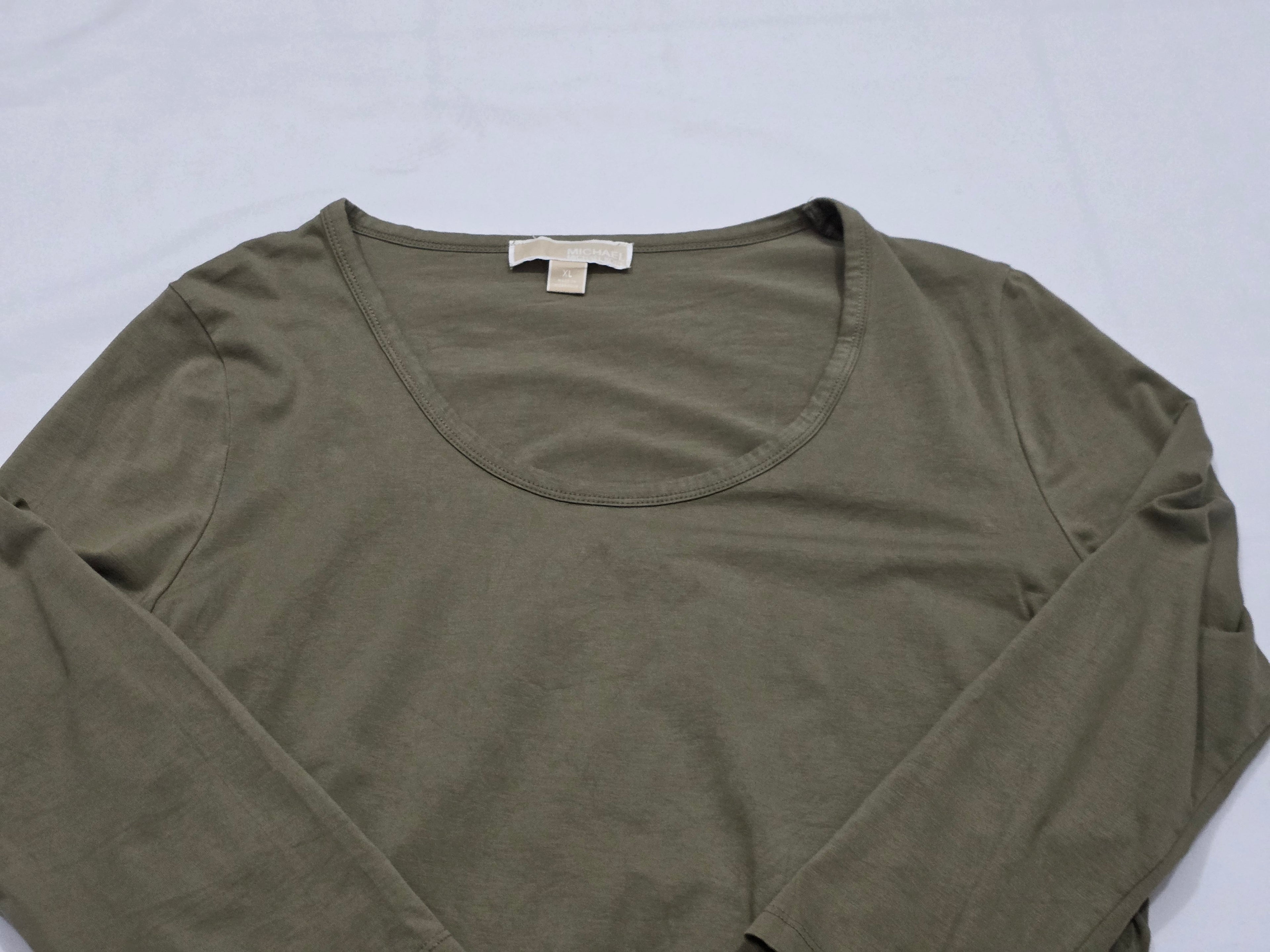 Blusa Michael Kors De Mujer Color Verde Opaco Extra Grande