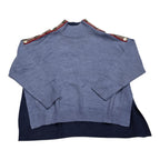 Sueter Tommy Hilfiger Turtle Neck Mujer Extra Grande Azul