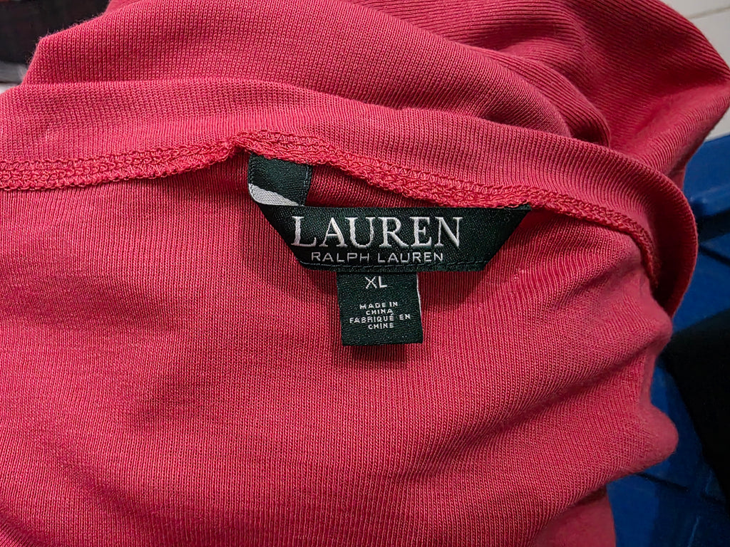 Playera Ralph Lauren De Mujer Extra Grande Color Coral