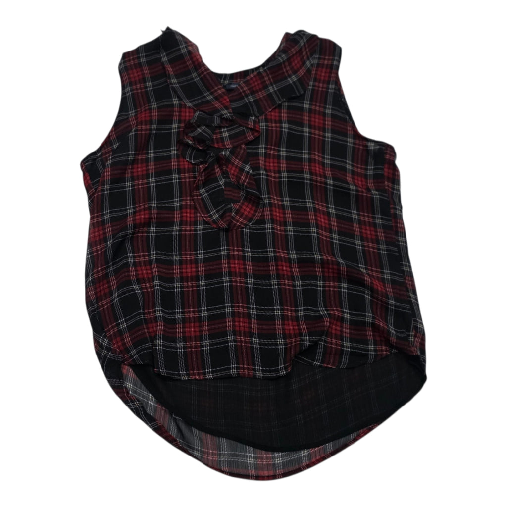 Blusa Tommy Hilfiger Mujer Extra Grande Negra/rojo Cuadros