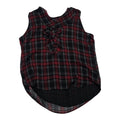 Blusa Tommy Hilfiger Mujer Extra Grande Negra/rojo Cuadros