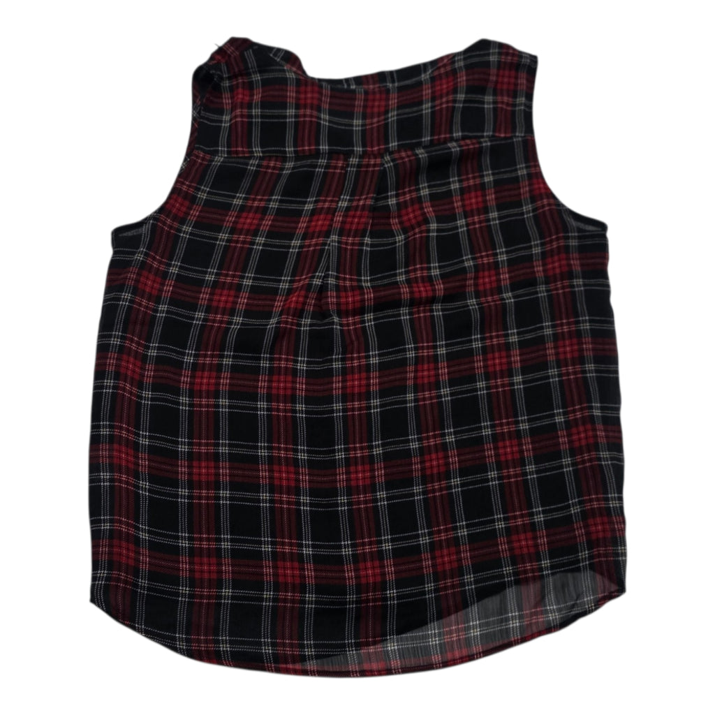 Blusa Tommy Hilfiger Mujer Extra Grande Negra/rojo Cuadros