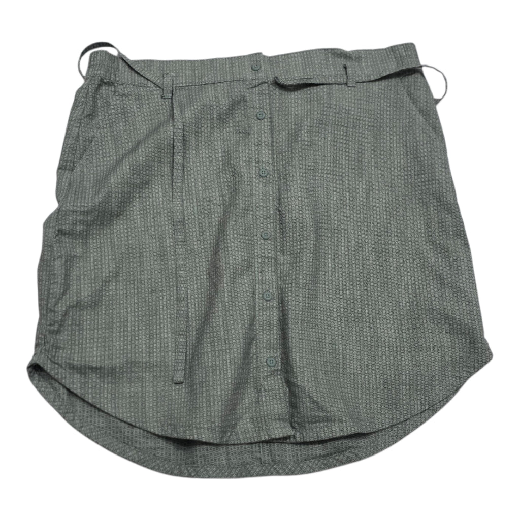 Falda Columbia De Mujer Color Verde Grisaceo Extra Grande