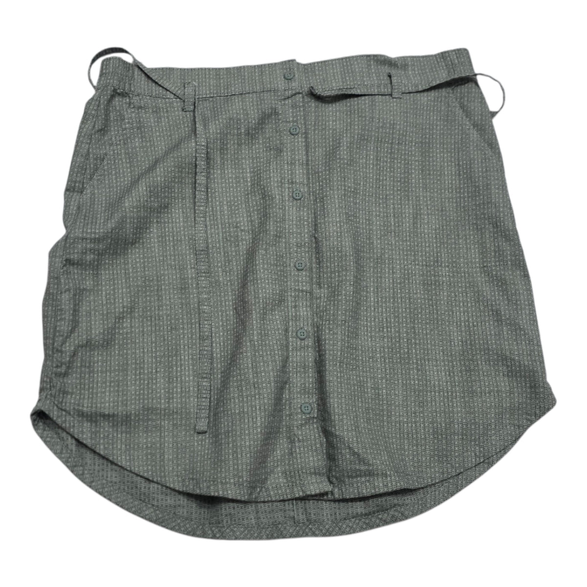 Falda Columbia De Mujer Color Verde Grisaceo Extra Grande