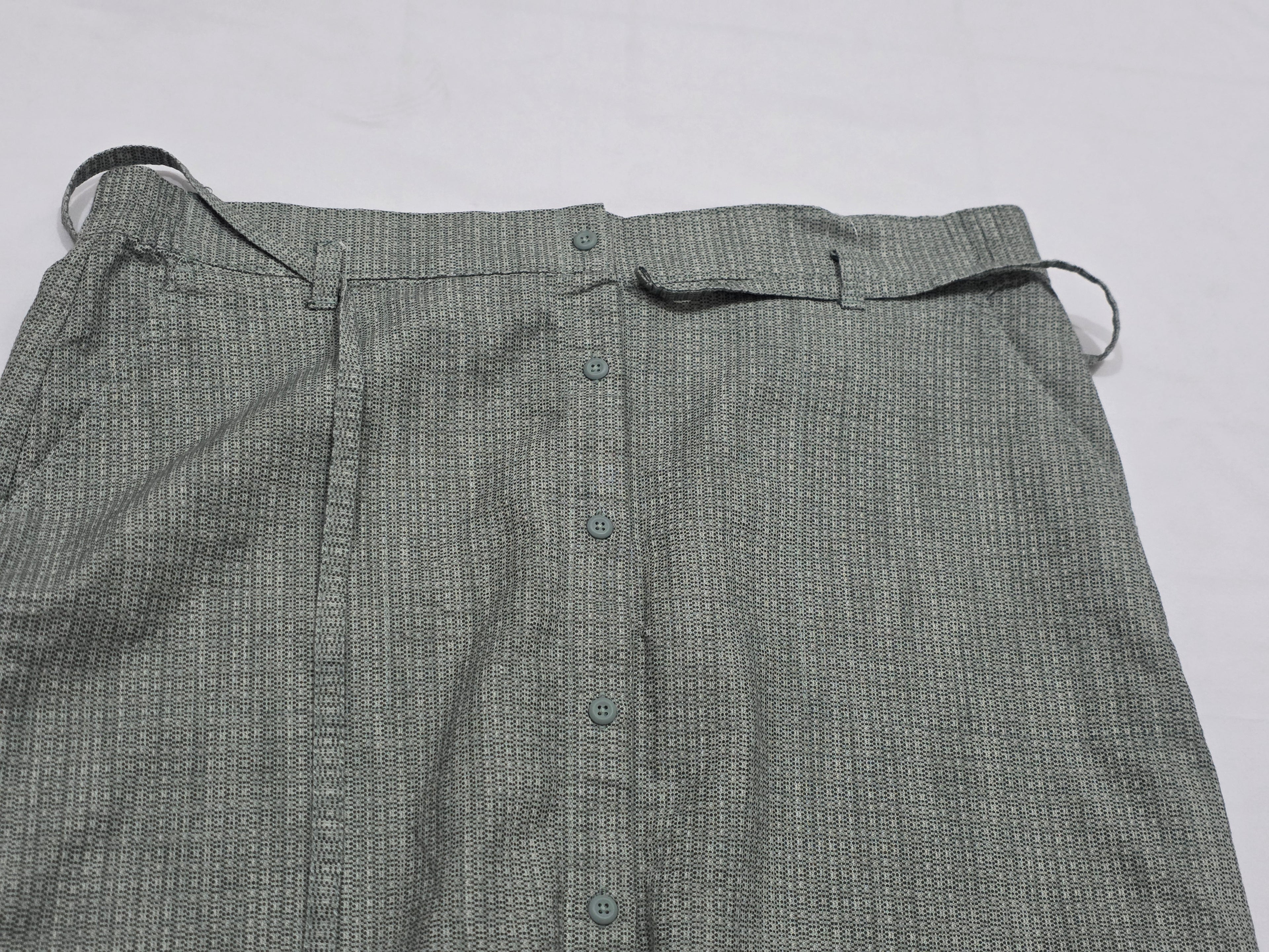 Falda Columbia De Mujer Color Verde Grisaceo Extra Grande