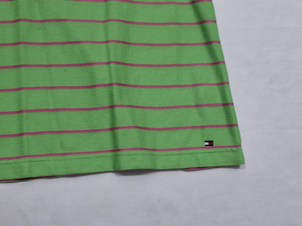 Playera Tommy Hilfiger De Mujer Talla Grande Verde/rosa