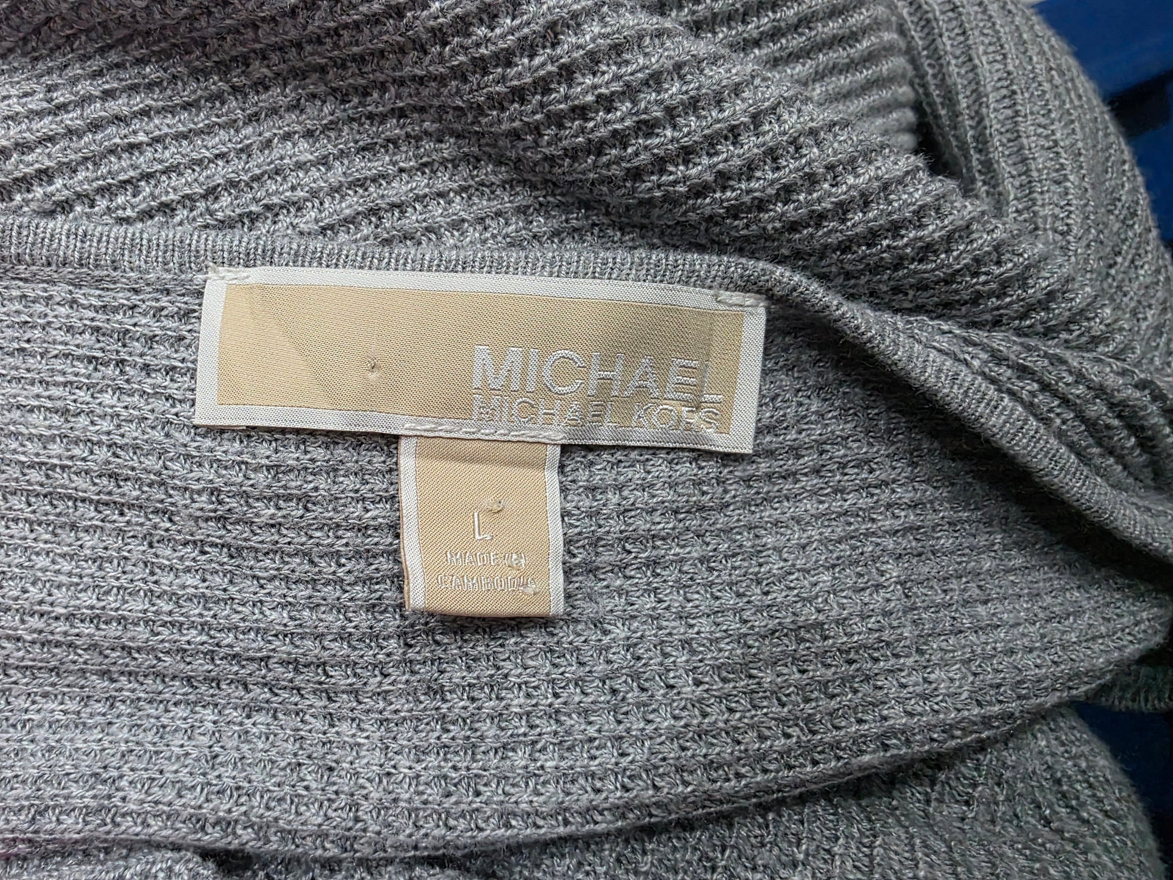 Sueter Michael Kors De Mujer Talla Grande Color Gris
