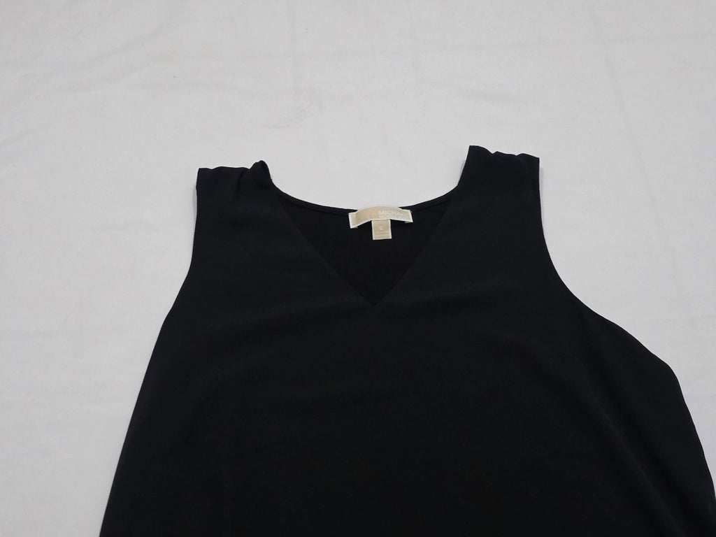 Blusa Michael Kors Negra Sin Manga Grande