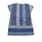 Vestido Corto Vineyard Vines Mujer Grande Azul Con Lineas