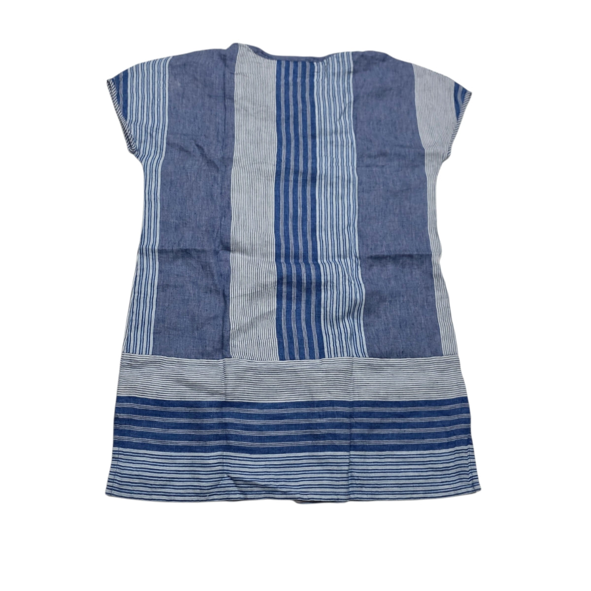 Vestido Corto Vineyard Vines Mujer Grande Azul Con Lineas
