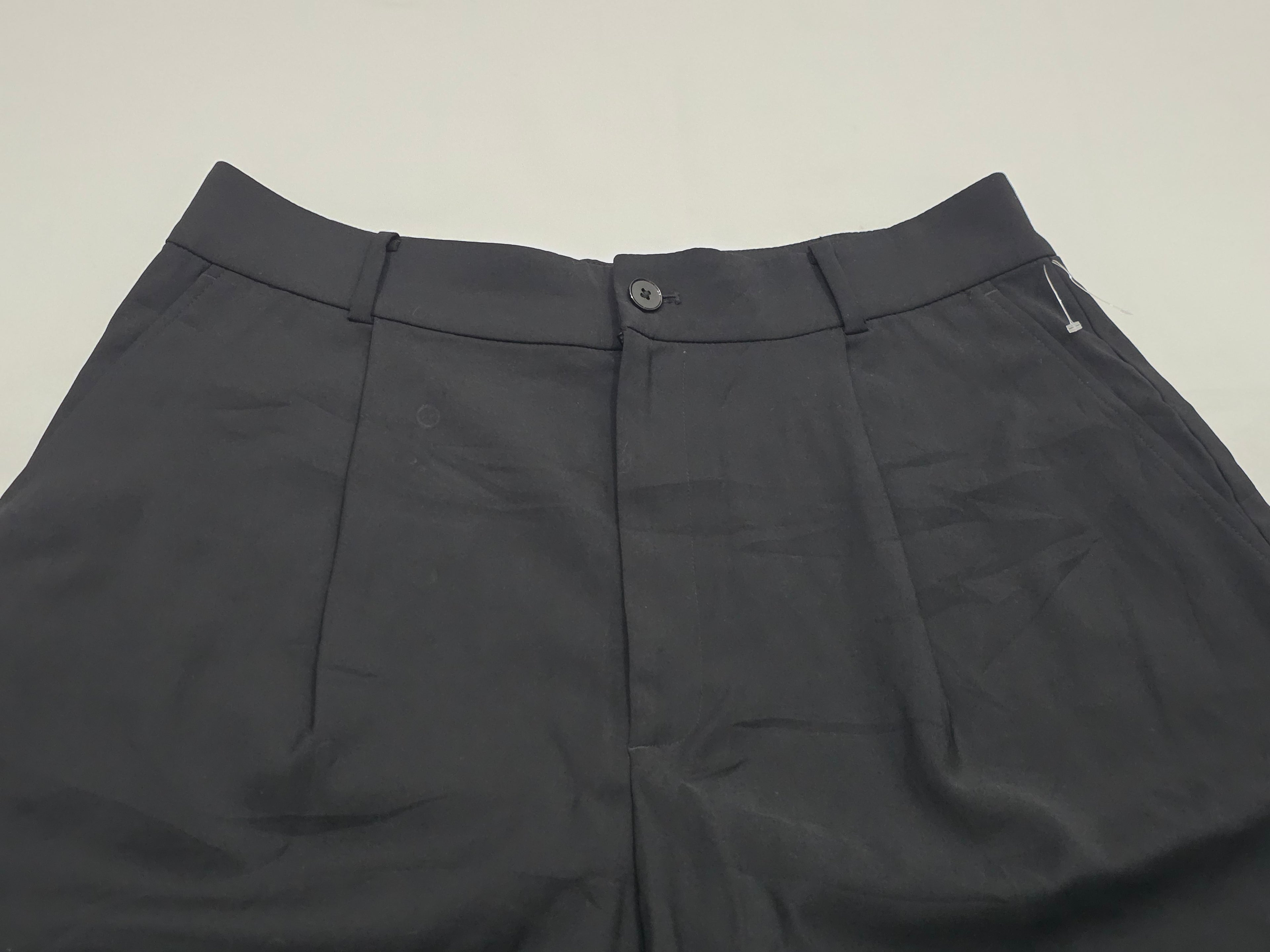Bermuda Amplia Ralph Lauren Talla 12 Color Negro De Mujer