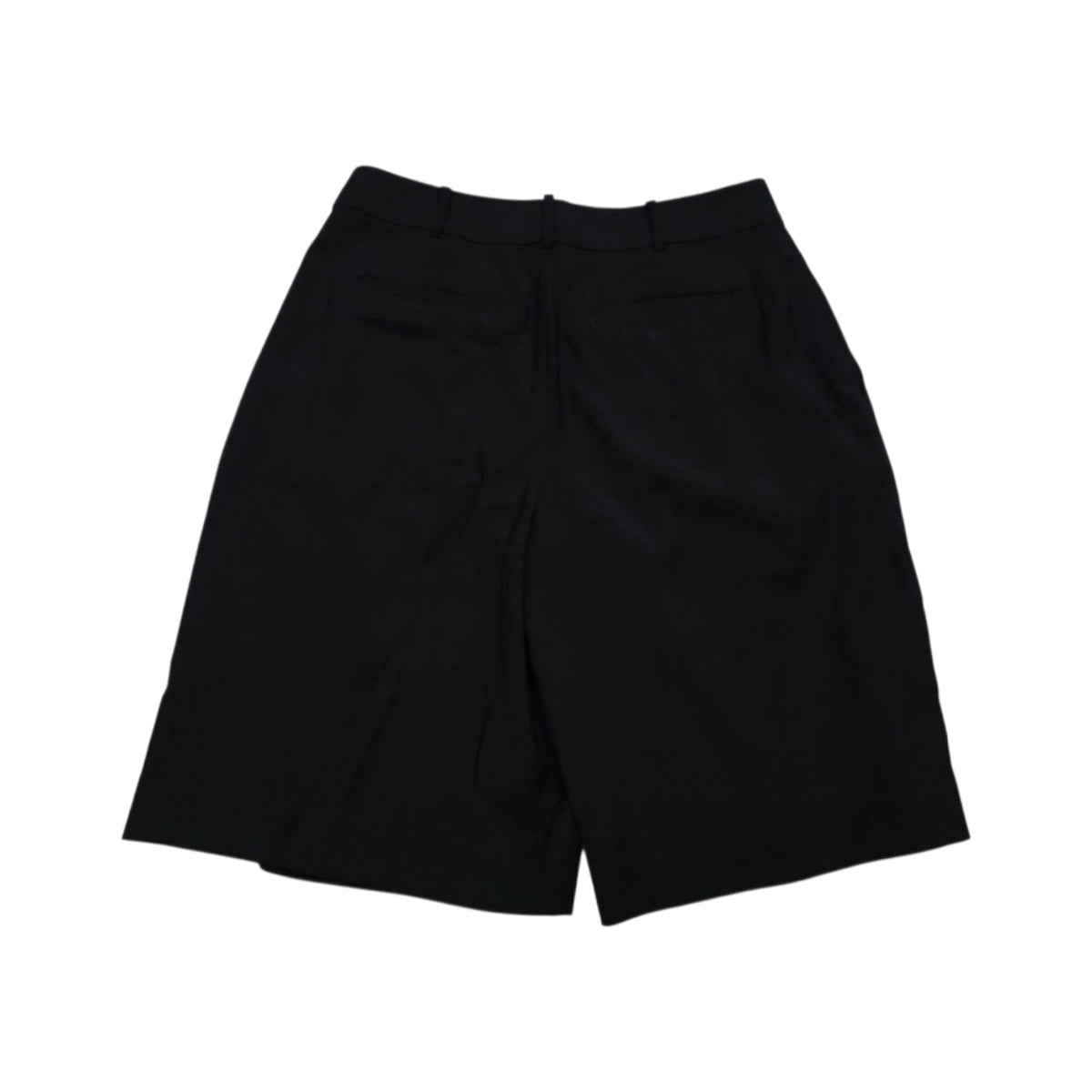 Bermuda Amplia Ralph Lauren Talla 12 Color Negro De Mujer