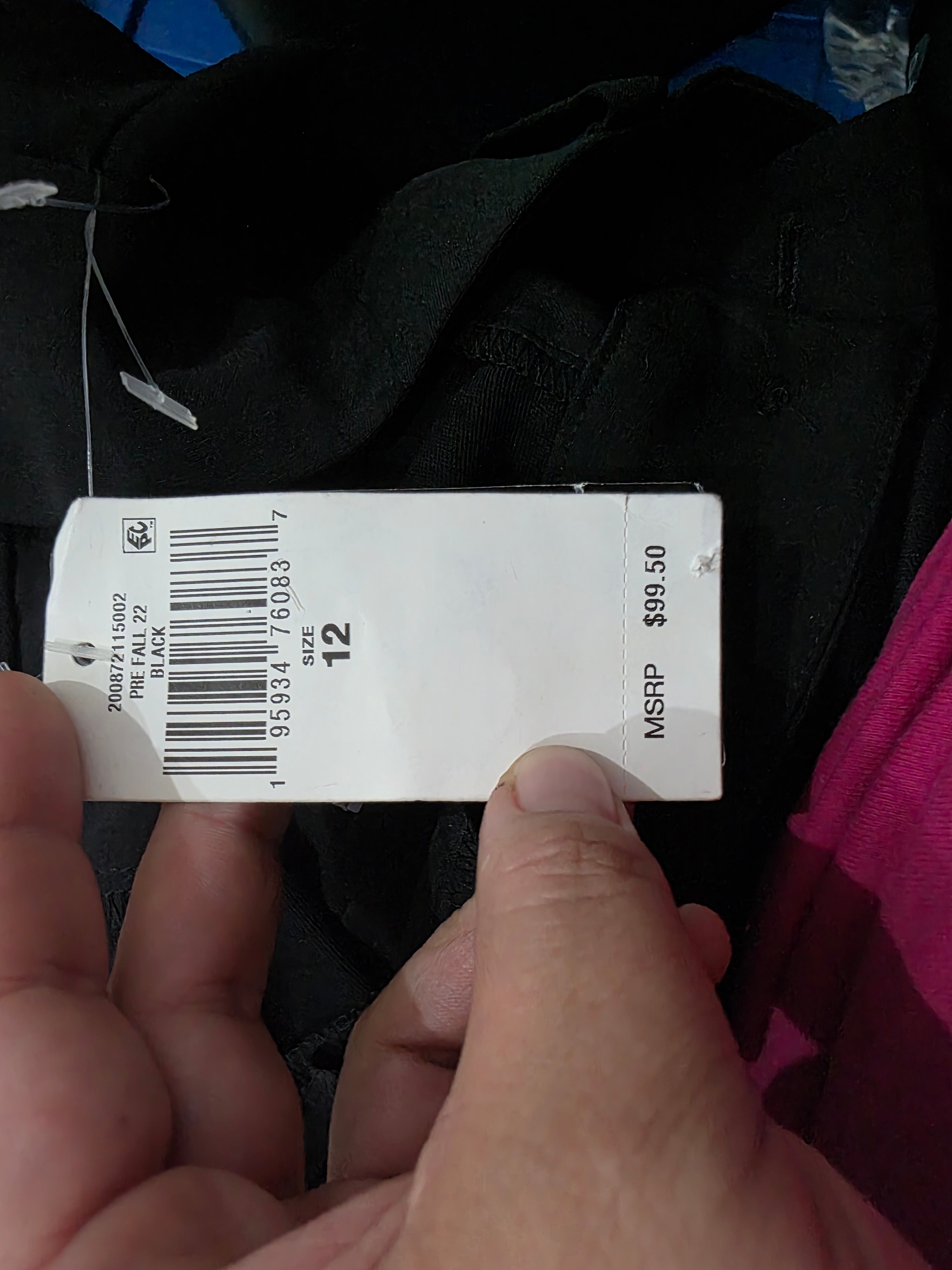 Bermuda Amplia Ralph Lauren Talla 12 Color Negro De Mujer