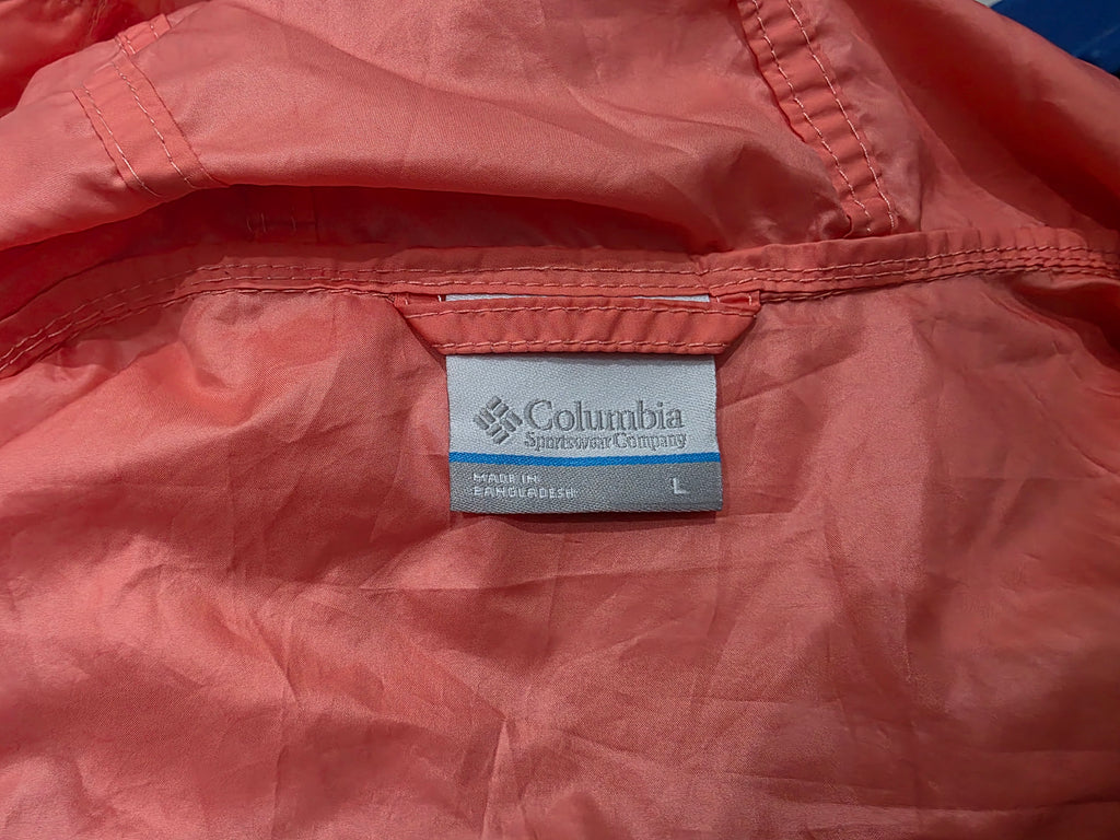 Rompevientos Columbia De Mujer Talla Grande Rosa