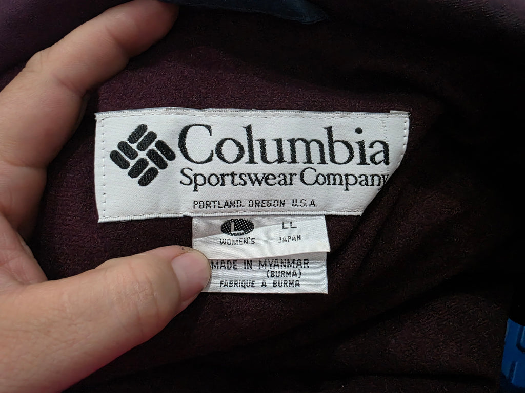 Chamarra Vintage Columbia De Mujer Talla Grande