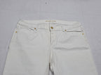 Pantalon Michael Kors De Mujer Talla 12 Color Blanco