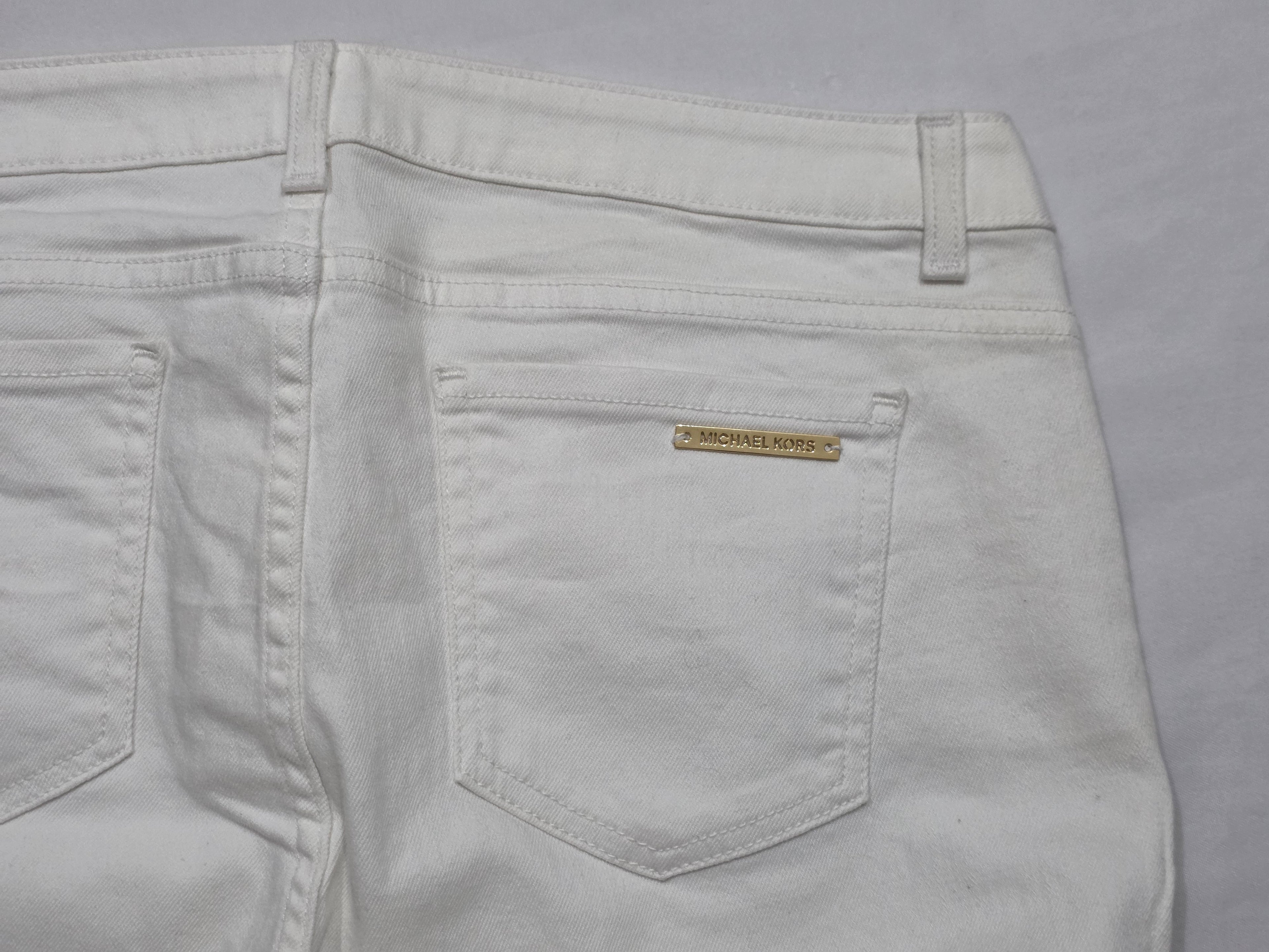 Pantalon Michael Kors De Mujer Talla 12 Color Blanco