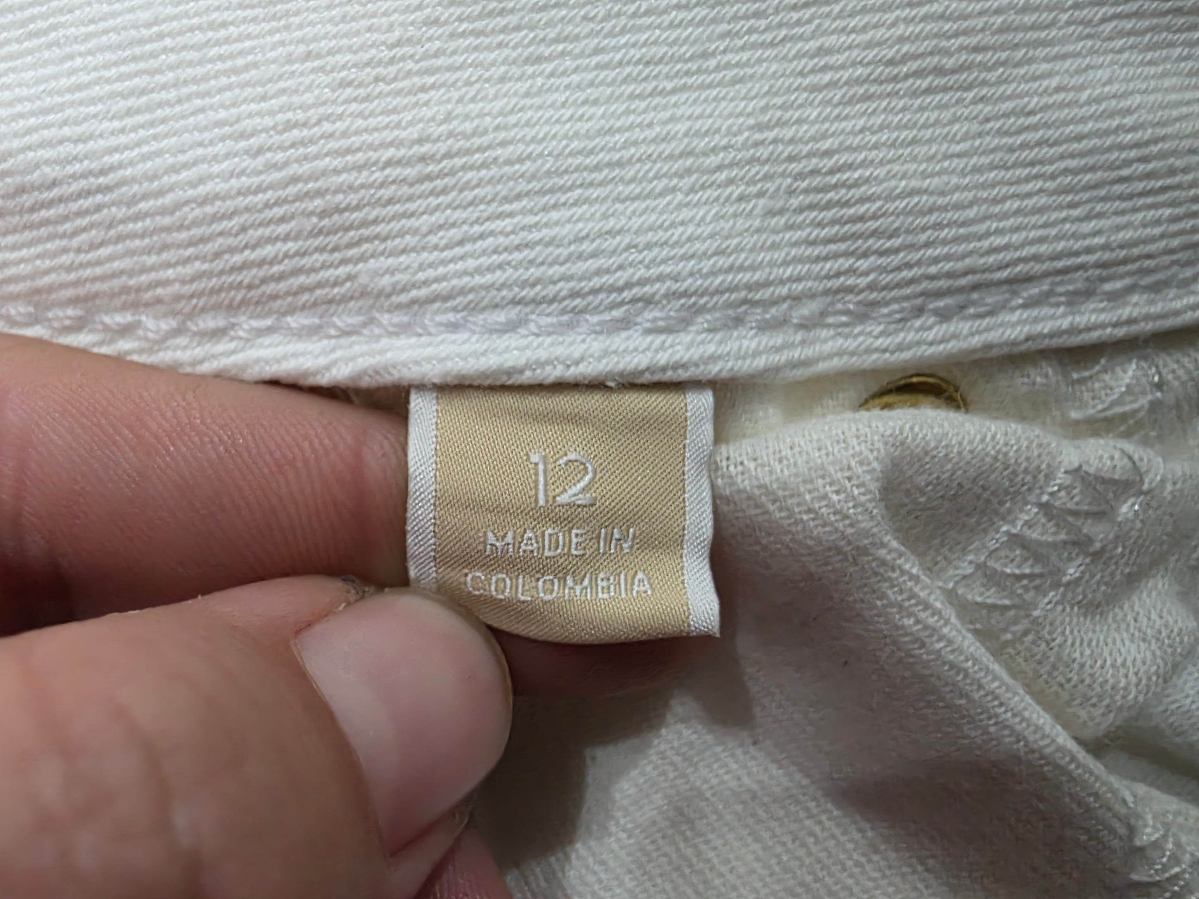 Pantalon Michael Kors De Mujer Talla 12 Color Blanco