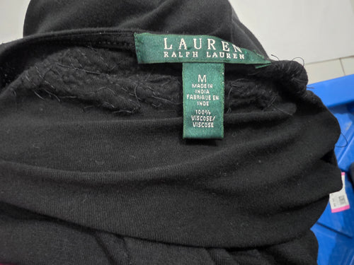 Bluson Ralph Lauren De Mujer Talla Chica Negra Manga Larga
