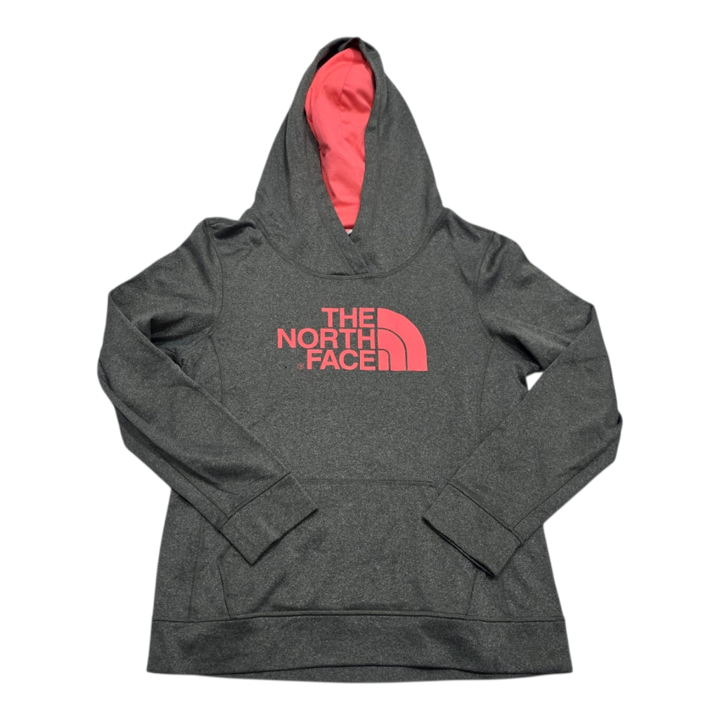 Sudadera The North Face Gris Con Ros Mediana De Mujer