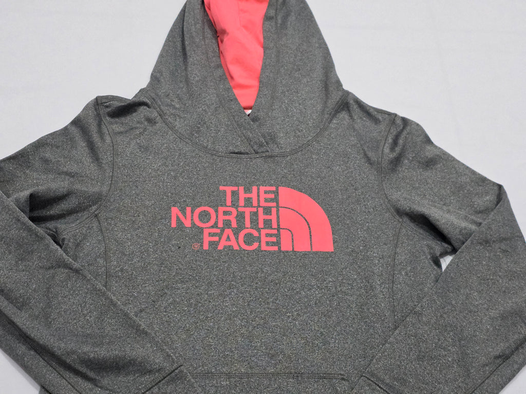 Sudadera The North Face Gris Con Ros Mediana De Mujer