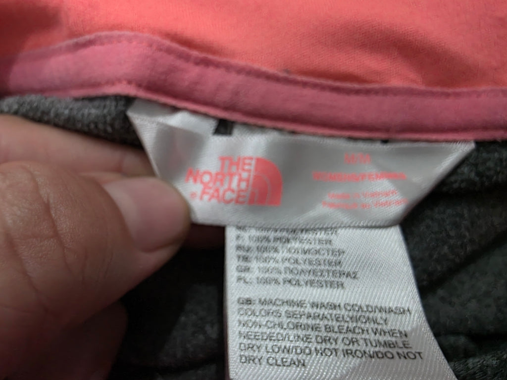 Sudadera The North Face Gris Con Ros Mediana De Mujer