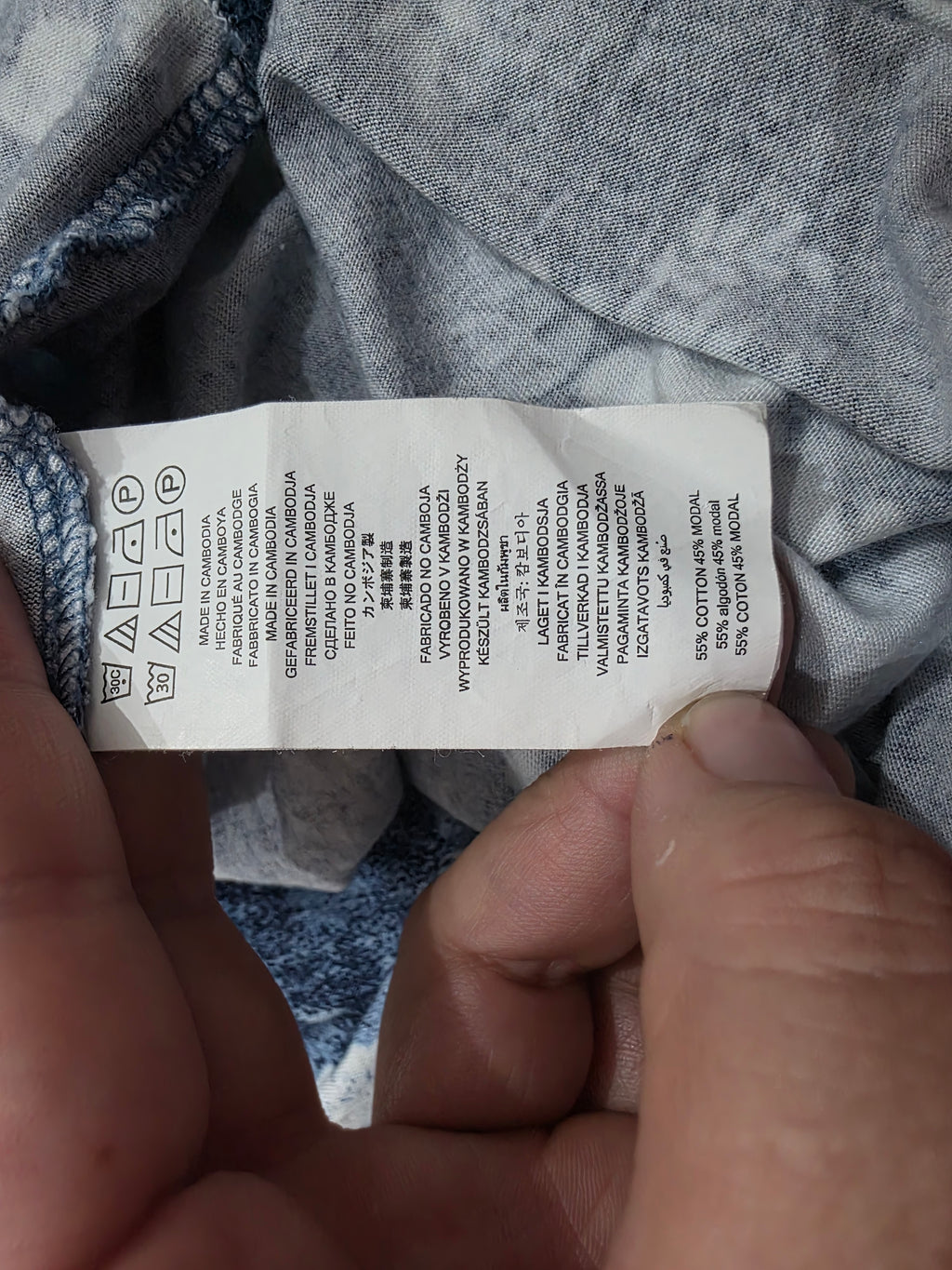 Blusa Michael Kors De Mujer Mediana Azul Acero Floreada