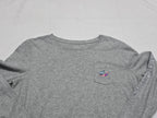 Playera Vineyard Vines Mujer Talla Mediana Gris Manga Larga