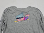 Playera Vineyard Vines Mujer Talla Mediana Gris Manga Larga