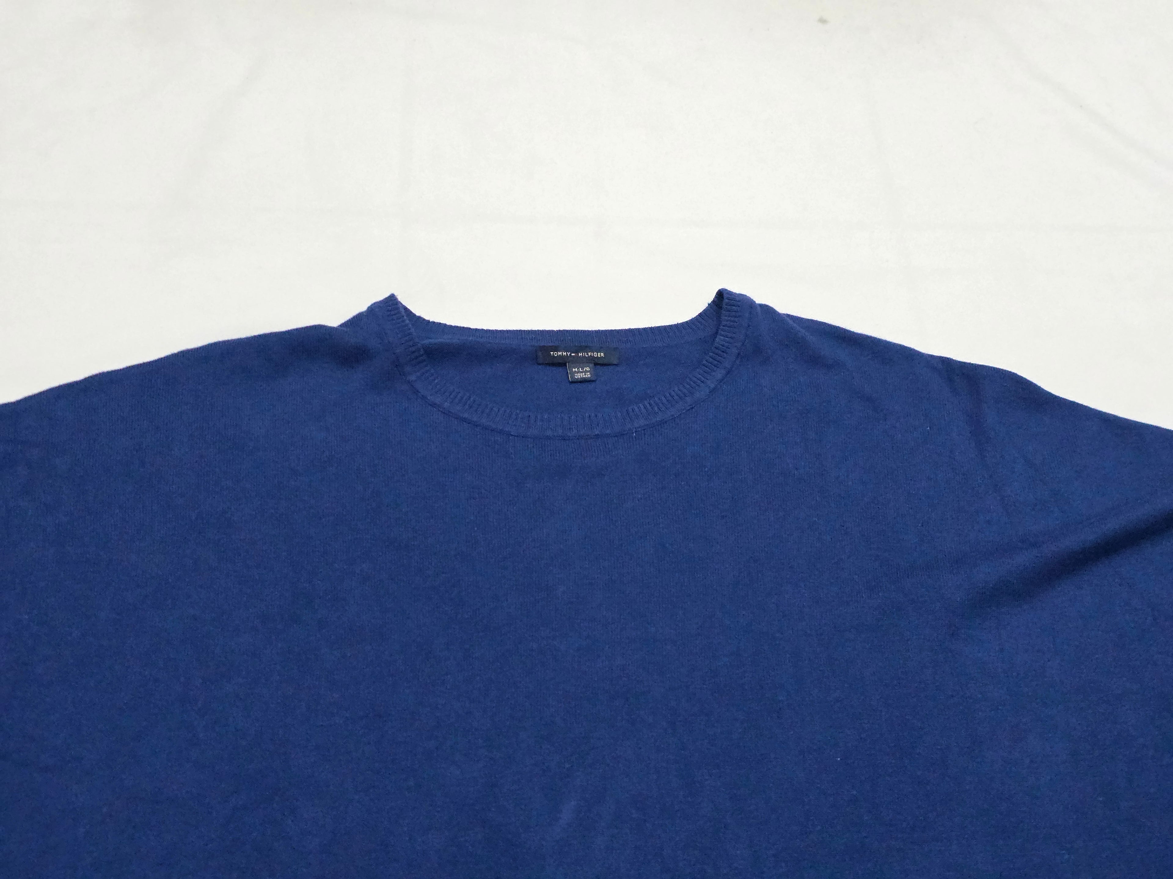 Sueter Amplio Tommy Hilfiger De Mujer Talla M/l Azul