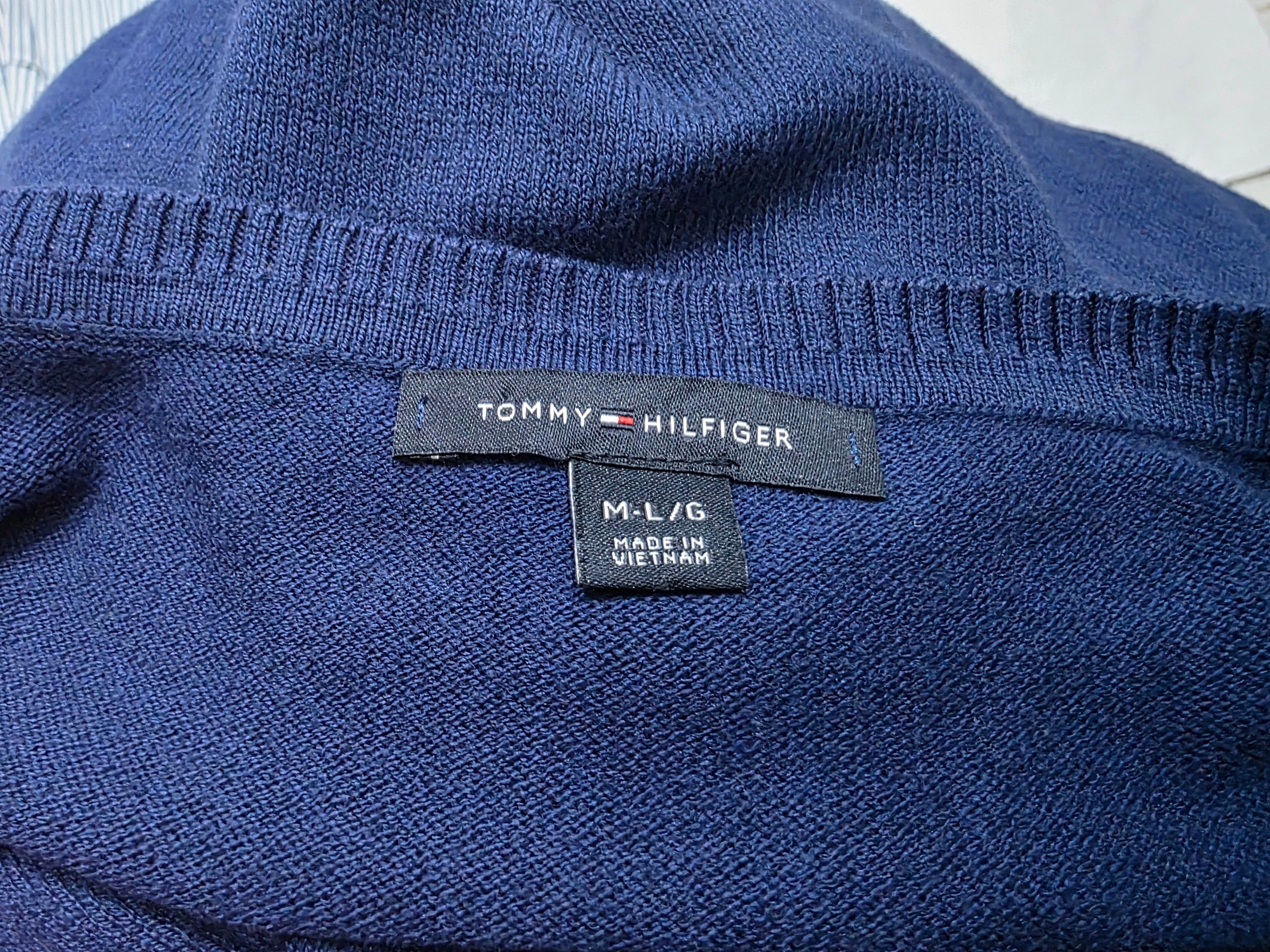 Sueter Amplio Tommy Hilfiger De Mujer Talla M/l Azul