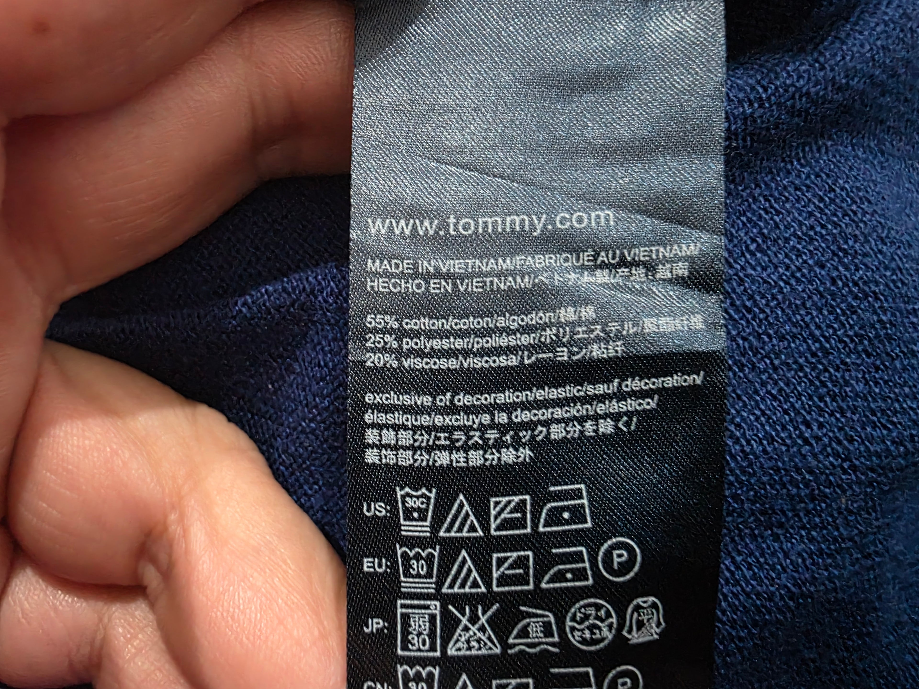 Sueter Amplio Tommy Hilfiger De Mujer Talla M/l Azul