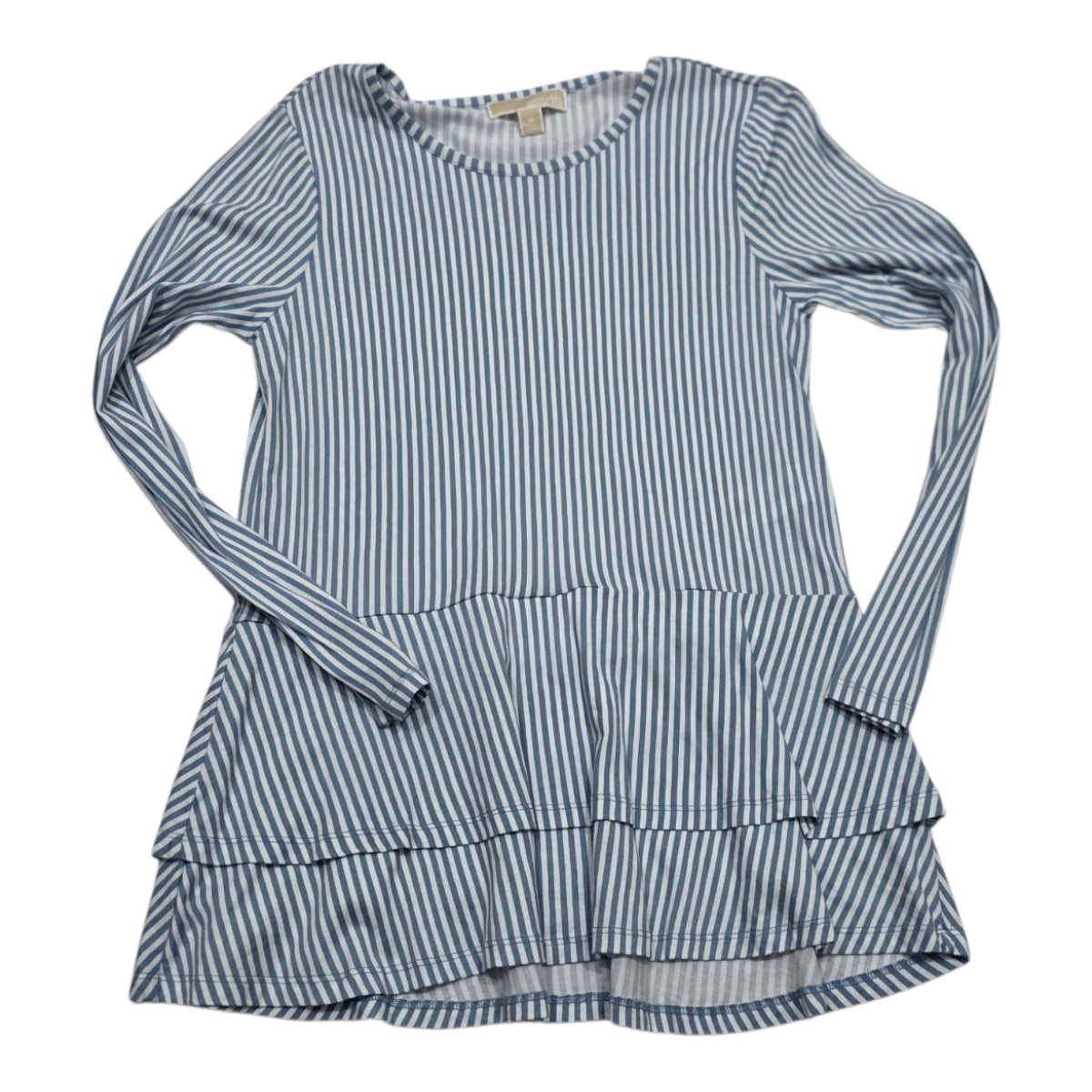 Blusa Michael Kors Rayada Azul/blanco Mediana