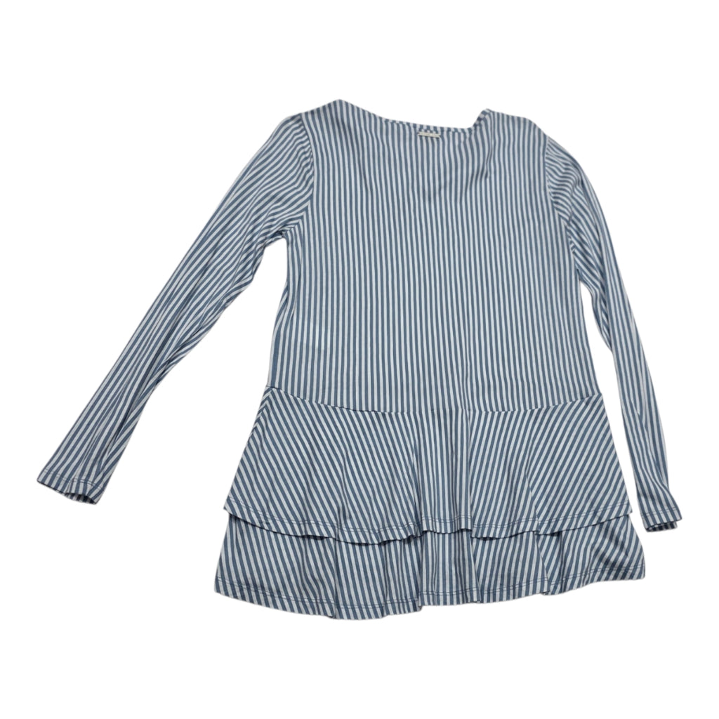 Blusa Michael Kors Rayada Azul/blanco Mediana