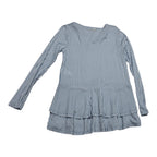 Blusa Michael Kors Rayada Azul/blanco Mediana